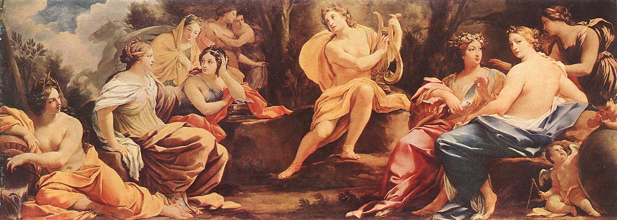 Simon Vouet Parnassus or Apollo and the Muses